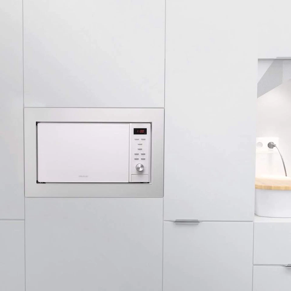 Cecotec Microondas digital empotrable GrandHeat 2350 Built-In blanco - Imagen 2 de 4