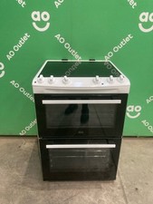 Image of AEG Double Oven Electric Cooker with Ceramic Hob - White  CCX6501ACW #LF126133