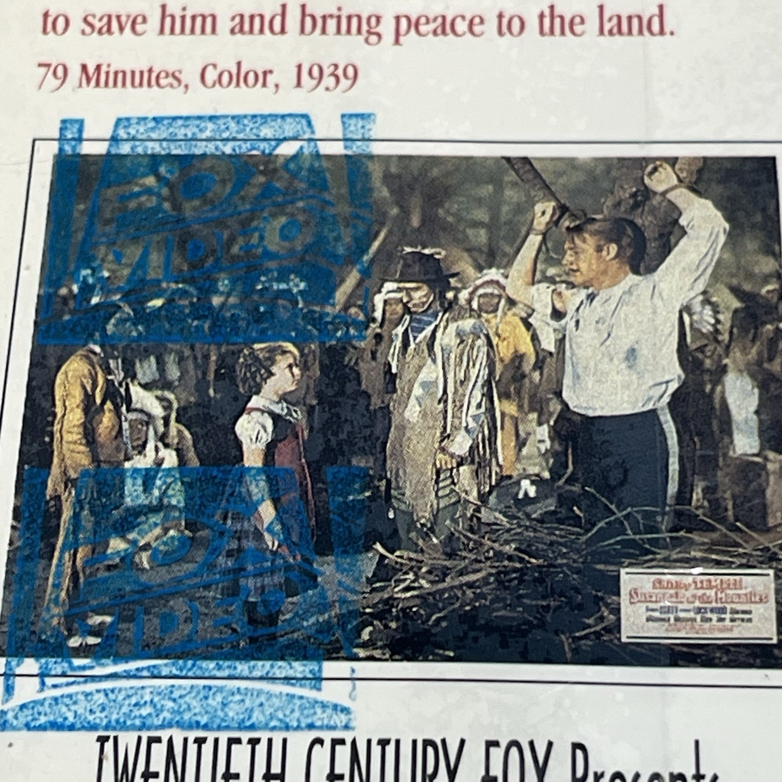 1994 Release Shirley Temple Susannah Of The Mounties VHS Sealed Clamshell Case