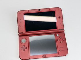 New 3DS XL Metallic Red Handheld System Bundle w/Games & Charger