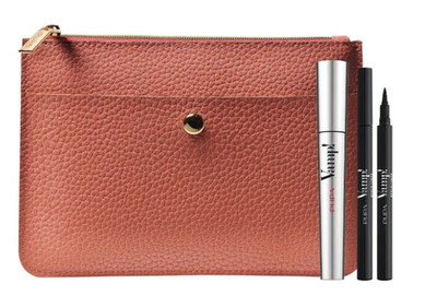 PUPA KIT MASCARA VAMP VOLUME + LINER STIFT + POCHETTE ORANGE