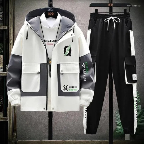 Good Luck Fashion - Cargo Six Pocket Trainingsanzug für Herren - Bild 1 von 2