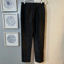 Victor Costa Designer Women’s Black Pleated Lined Occasion Dress Pants Size 6