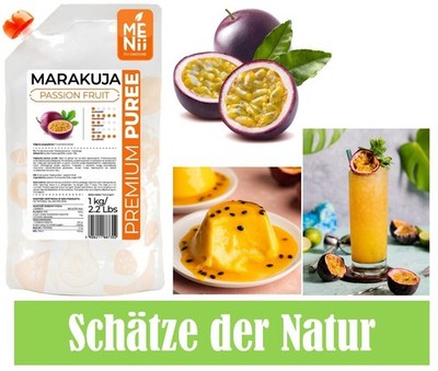 Püree Passionsfrucht Maracuja Cocktails Getränke Desserts Passions Frucht Fruit