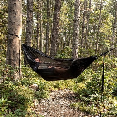 Night Cat Compact Camping Hammock Ultralight 0.66lb for Solo Hiking  Backpacking | eBay