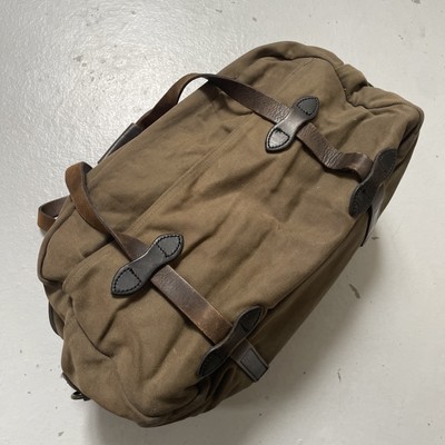 Vintage 1990s Filson Medium Duffle Talon Zipper Canvas Twill