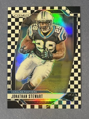 2024 Panini Prizm - Jonathan Stewart #45 Black & White Checker Prizm