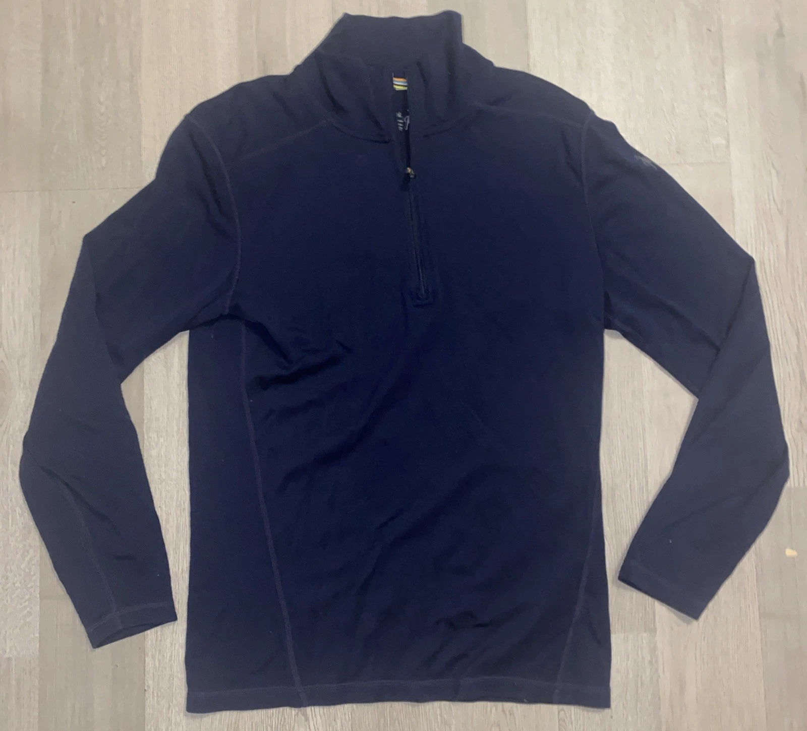 Smartwool 1/4 Zip Sweater SMALL Blue Merino Wool Pullover Base Layer Outdoor
Opens in a new window o