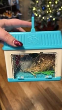 Little Live Pets Mice Set with Mama & babies BLUE hutch