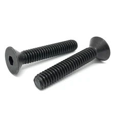 #10-24x5/8" Alloy Flat Head Socket Cap Screws Black Oxide (Choose Qty)