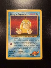 Misty's Psyduck 90/132 Gym Challenge Pokemon Card