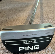 Ping DS72 C Putter Steel Shaft Mallet Head Right-Handed Silver/Black