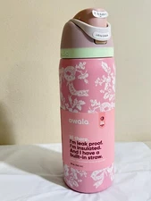 Owala FreeSip 32oz Ribbon Toile Urban Outfitters Water bottle Free Shipping