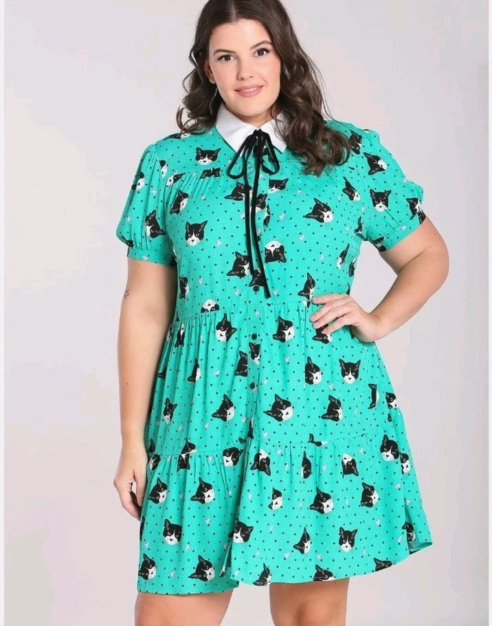 Hell Bunny Women's Polka Dot Plus Size Dresses for Women for sale | eBay Hell Bunny Women's Polka Dot Plus Size Dresses for Women for sale | eBay