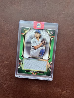 Shota Imanaga Topps Triple Threads Memorabilia /27 Near Mint