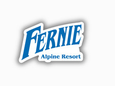 Fernie Ski Resort Vinyl Printed Sticker