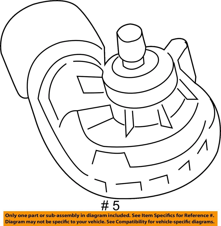FITS 2014-2016 CADILLAC ELR WIPER MOTOR 23184312 -  NEW OEM - Image 4 of 4