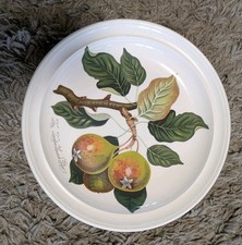 VINTAGE PORTMERION PLATE 10.5 SQUASH PEAR BOTANICAL DESIGN