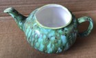 Vintage Unique Handmade Art Pottery Flog Cover Tea Pot with Abstract Body Design — photo 4