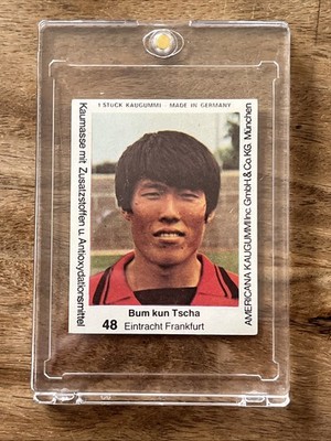 BUM KUN CHA   SGE EINTRACHT FRANKFURT ROOKIE 1979/80  AMERICANA NO TOPPS