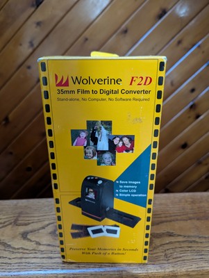 Wolverine F2D 35mm Film to Digital Converter Stand Alone No Software Needed NIB