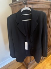 NWT Calvin Klein Women's black Blazer Jacket Size Medium Retails 149