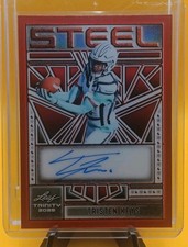 2025 Leaf Trinity Tristen Keys Auto 1/1 Steel Red Refractor Autograph