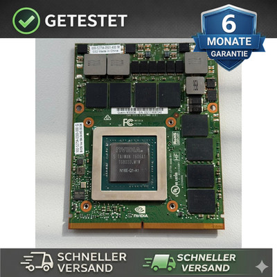 HP ZBOOOK 17 G3 Nvidia Quadro M3000M 4GB Grafikkarte 827226-001 N16E-Q1-A1