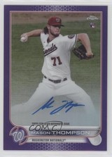 2022 Topps Chrome Rookie Purple Refractor /250 Mason Thompson #RA-MT Auto 0xi8