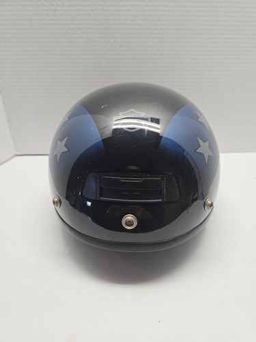 Harley Davidson Motorcycle Helmet Metallic American Flag Size: S Made in Italy - Foto 7 di 13