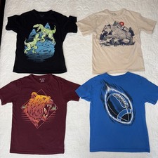 The Children's Place Lot of 4 Boy's Small 5/6 Short Sleeve Graphic Tees