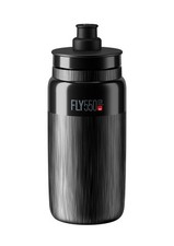 Elite Fly Sports Water Bottle 550ml Lightweight Durable Black Unique Grip