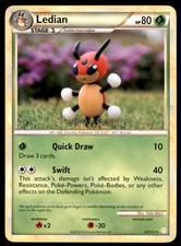 2010 HeartGold SoulSilver Ledian Rare #25/123 on eBay