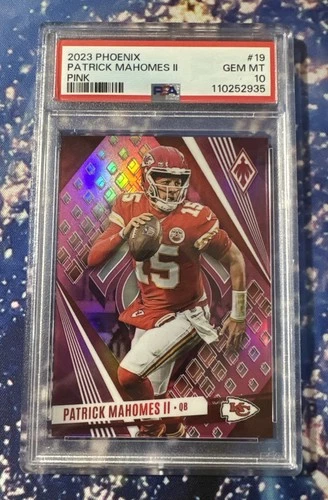 2023 Panini Phoenix - Patrick Mahomes II #19 Pink /175 PSA 10  Chiefs ￼