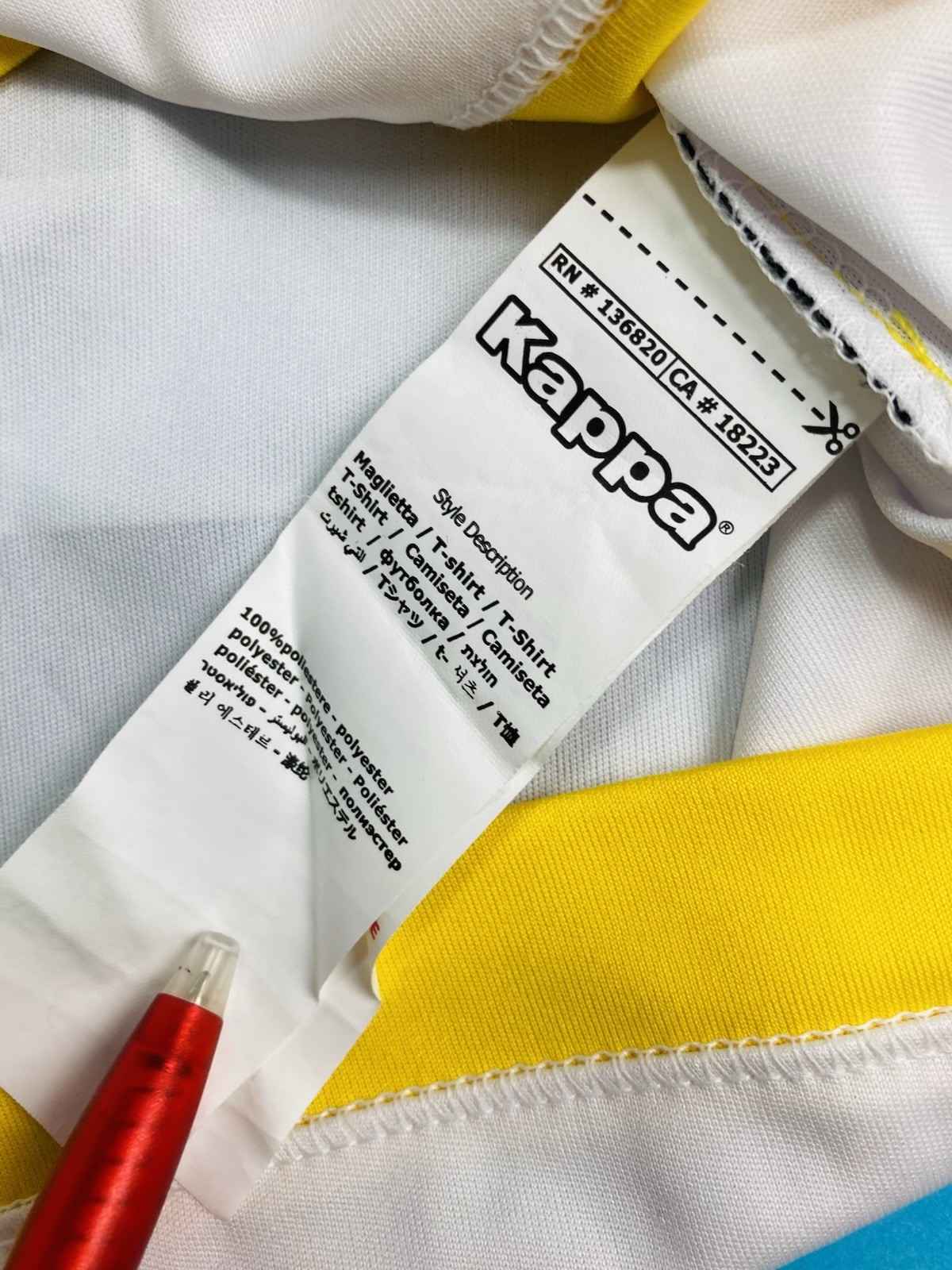 Kappa SINT-TRUIDEN 2015/16 L Away Football Shirt Soccer Jersey STVV 29 Top Kit