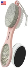 Foot File Callus Remover 5-In-1, Feet Scraper Pedicure Tools with Pumice Stone,