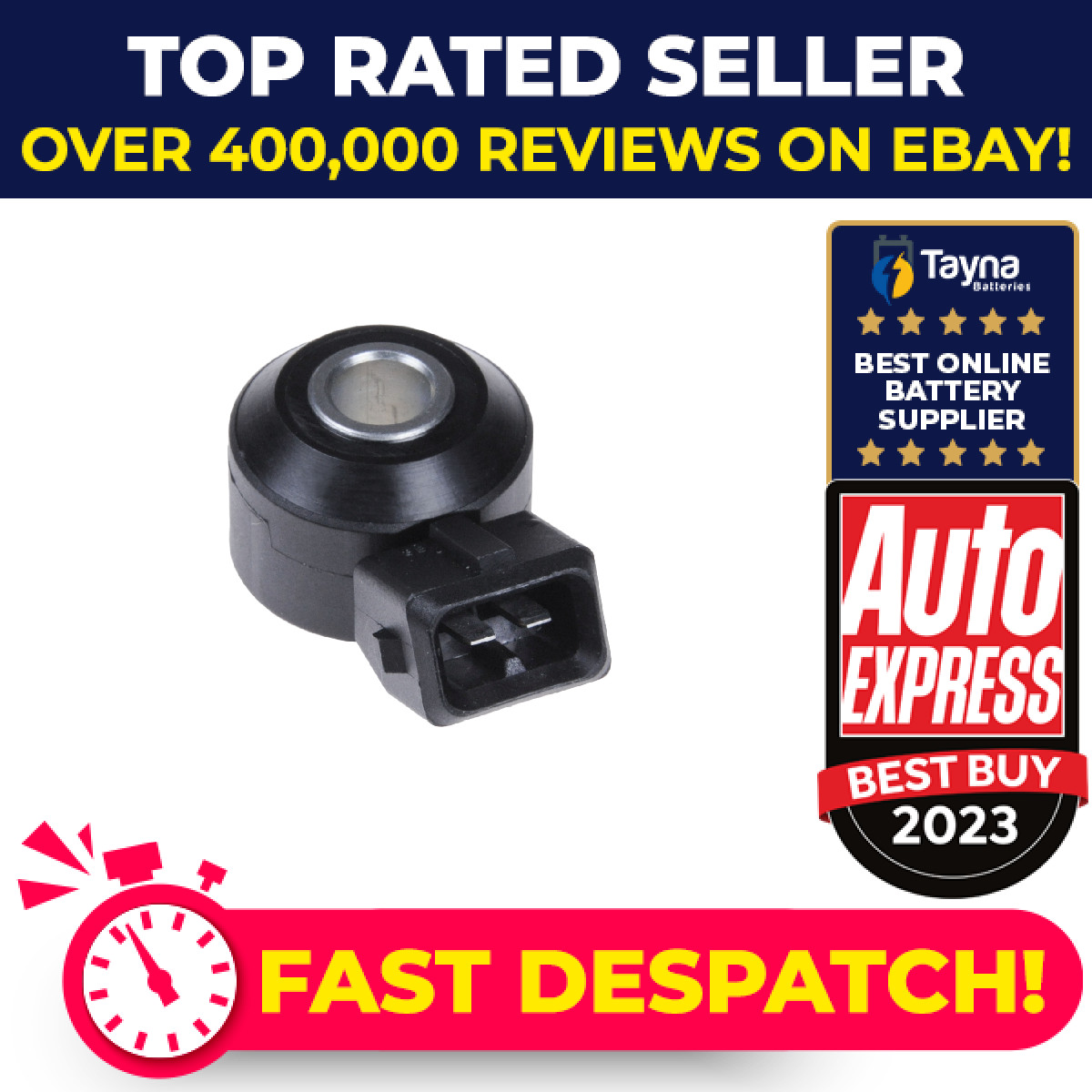 Knock Sensor fits MITSUBISHI LANCER Mk8 1.5 1.6 2010 on Blue Print 1865A014 New