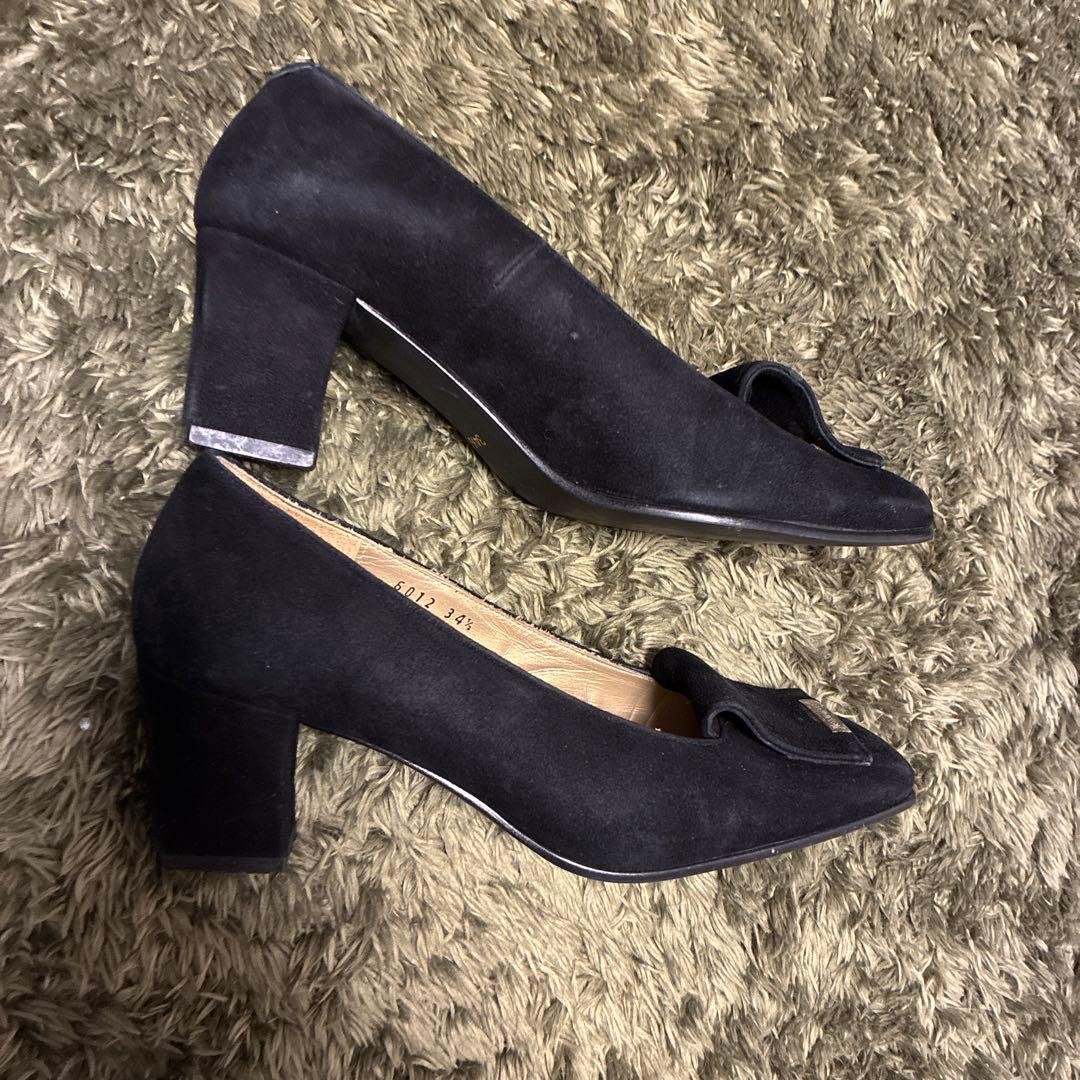 Yvessantlaurent Yves Saint Laurent Pumps Thick Heels 34.5 thumbnail 3