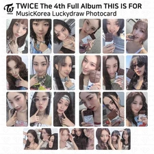 TWICE 4th Full Album THIS IS FOR MusicKorea Luckydraw Event Photocard KPOP K-POP