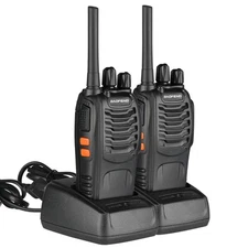 4 x Baofeng BF-88A 1500mAh Walkie Talkie Two Way Radio Communication Portable