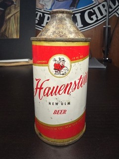 Hauenstein Strong Cone Top Beer Can New Ulm Minnesota