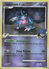 Toxicroak G Reverse Holo Rare Platinum 40/127 MP on eBay