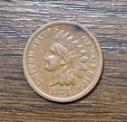 1874 1C BN Indian Cent VF