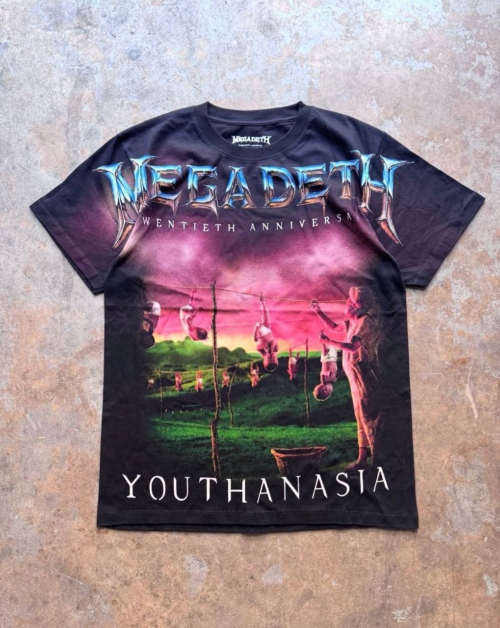 Camiseta Oficial Megadeth Años 2024