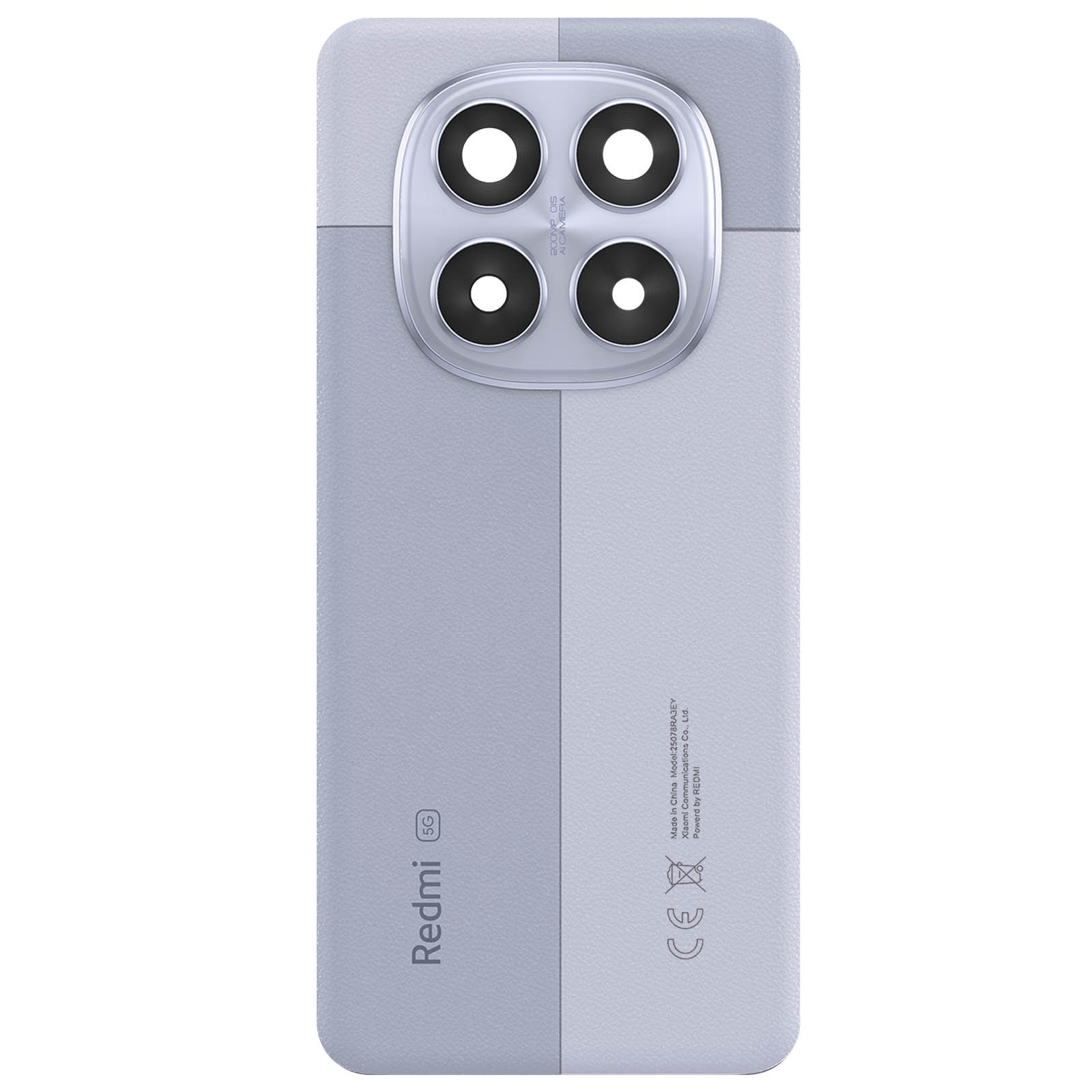 Coperchio batteria Redmi Note 14 Pro 5G de rechange haut de gamme en finition violette