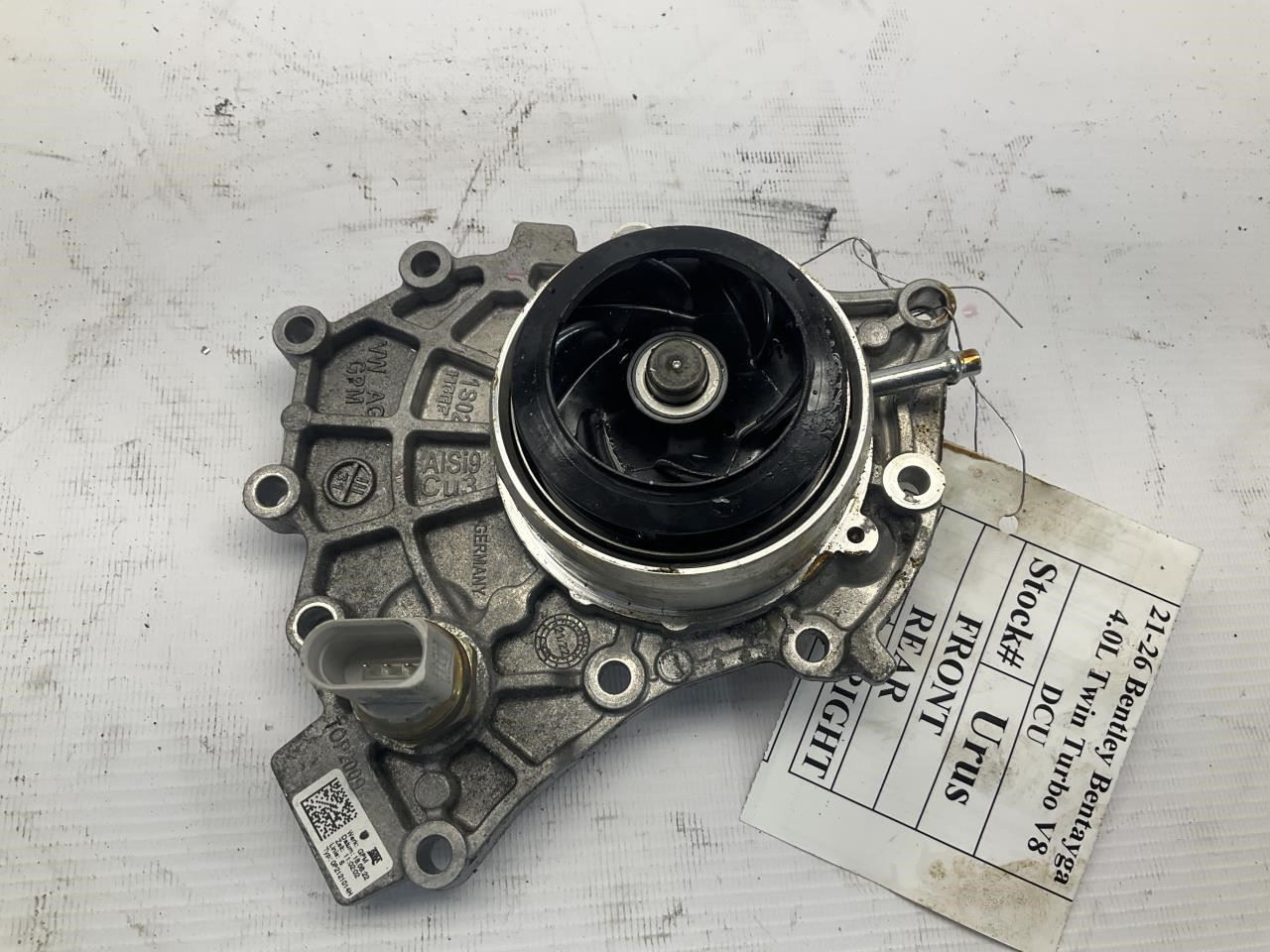 21-26 Bentley Bentayga 4.0L Auxiliary Electric Water Pump T