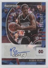 2020-21 Panini Prizm Draft Picks Prospect Blue Ice 45/75 Reggie Perry Auto 0g27