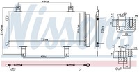 Kondensator Klimaanlage ** First Fit ** Nissens 940908 Aluminium