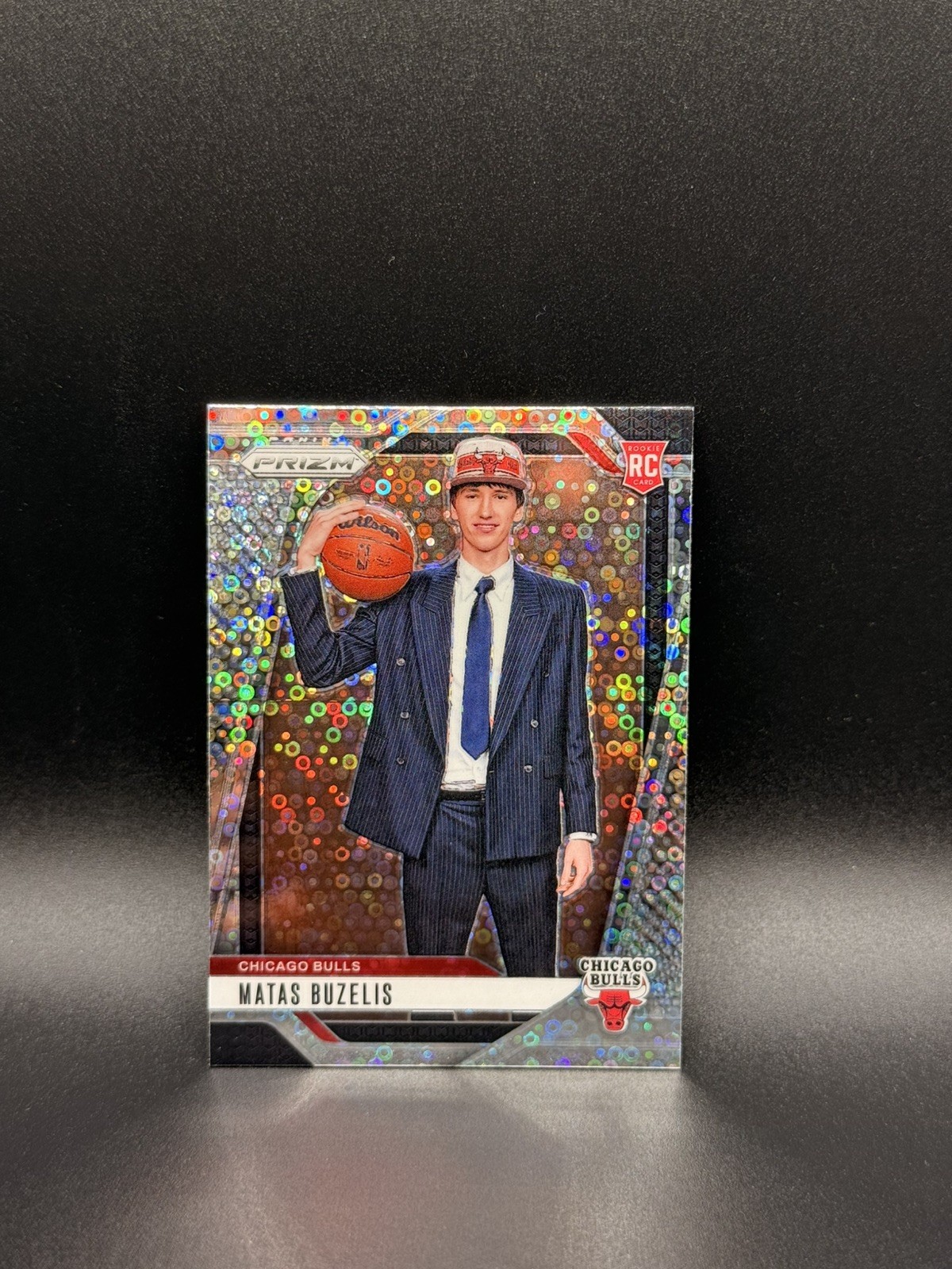 2024-25 Panini Prizm Matas Buzelis #252 Fast Break Prizm Variation (RC)