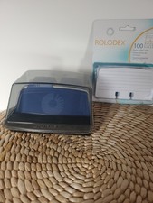Vintage 1980s Petite Rolodex Desk Top File Rubbermaid S300C Plus Refill Cards